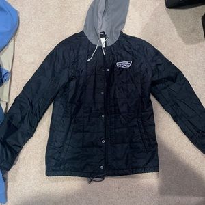 Vans puffer jacket with hood